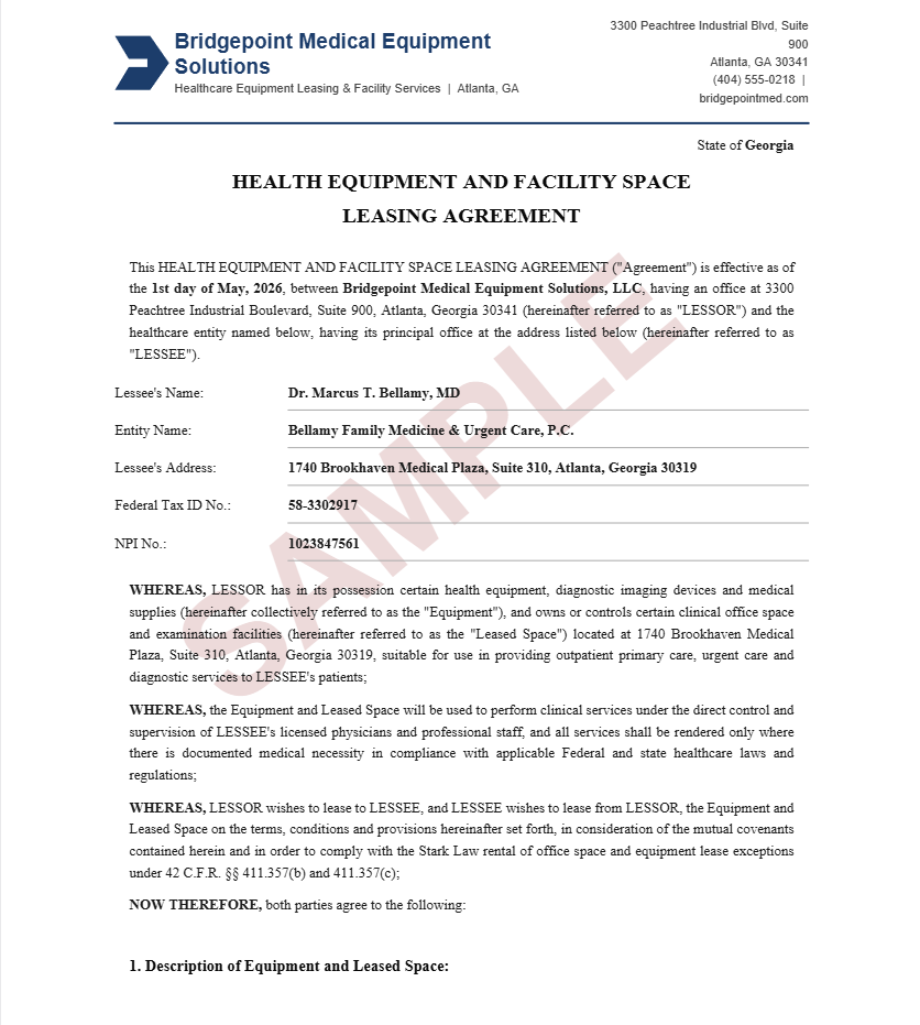 facility-real-estate-agreement-example
