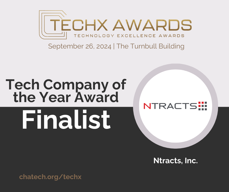 Ntracts Named as Finalist for “Tech Company of the Year” by the Technology Excellence (TechX) Awards