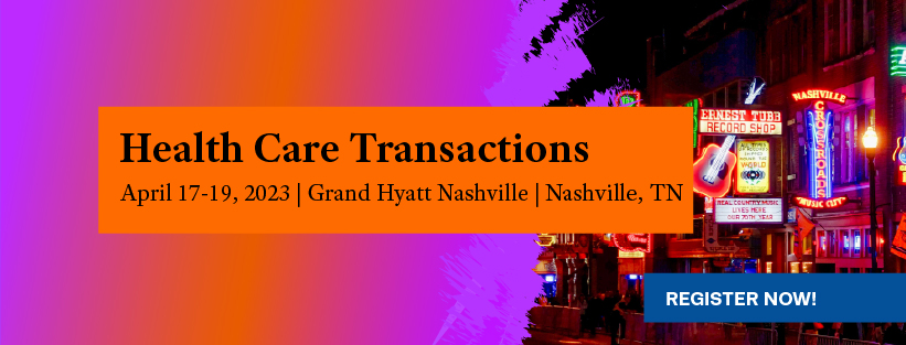 AHLA Health Care Transactions Event | Sponsor & Exhibitor