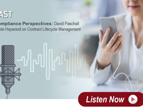 [Podcast] SCCE & HCCA Compliance Perspectives Podcast: David Paschall and Stephanie Haywood on Contract Lifecycle Management