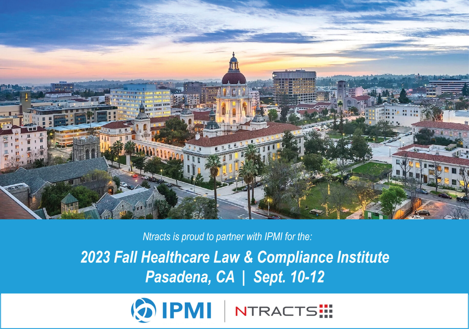 2023 Fall IPMI: Healthcare Law & Compliance Institute | Sponsor